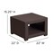 Flash Furniture 5 Piece Chocolate Brown Outdoor Faux Rattan Set DAD-SF-113RS-CBN-GG - alternate 5